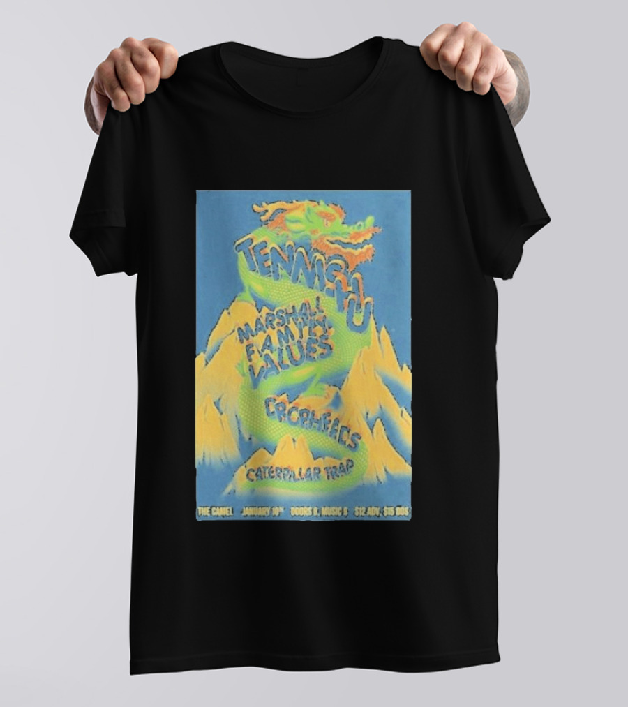 Tennishu Marshall Family Values Prophicys Caterpillar Trap January 10 2025 Richmond VA The Camel T-Shirt