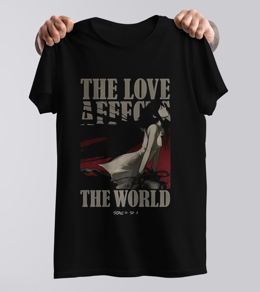 The Love Affects The World Vintage Statue Art Influence T-Shirt