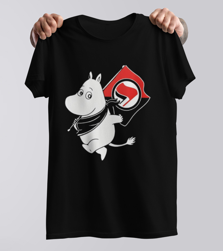 Tom Morello Antifa Moomin Anti Fascist T-Shirt