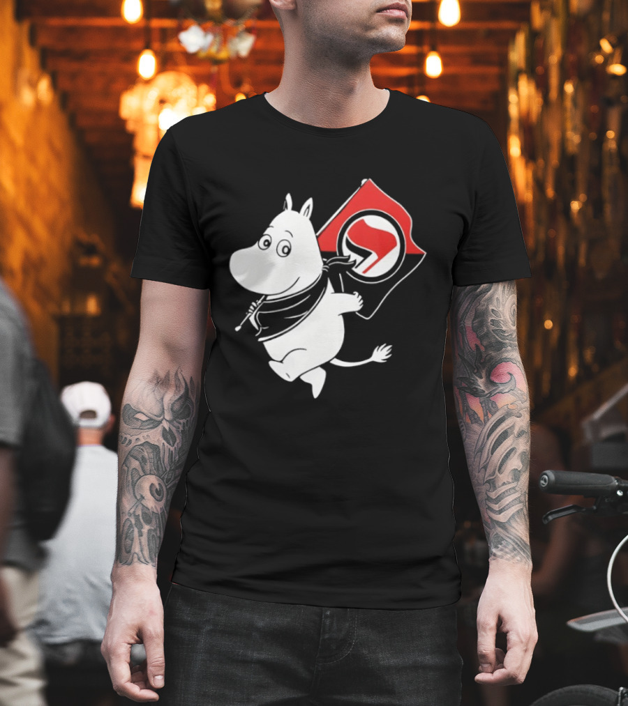Tom Morello Antifa Moomin Anti Fascist T-Shirt