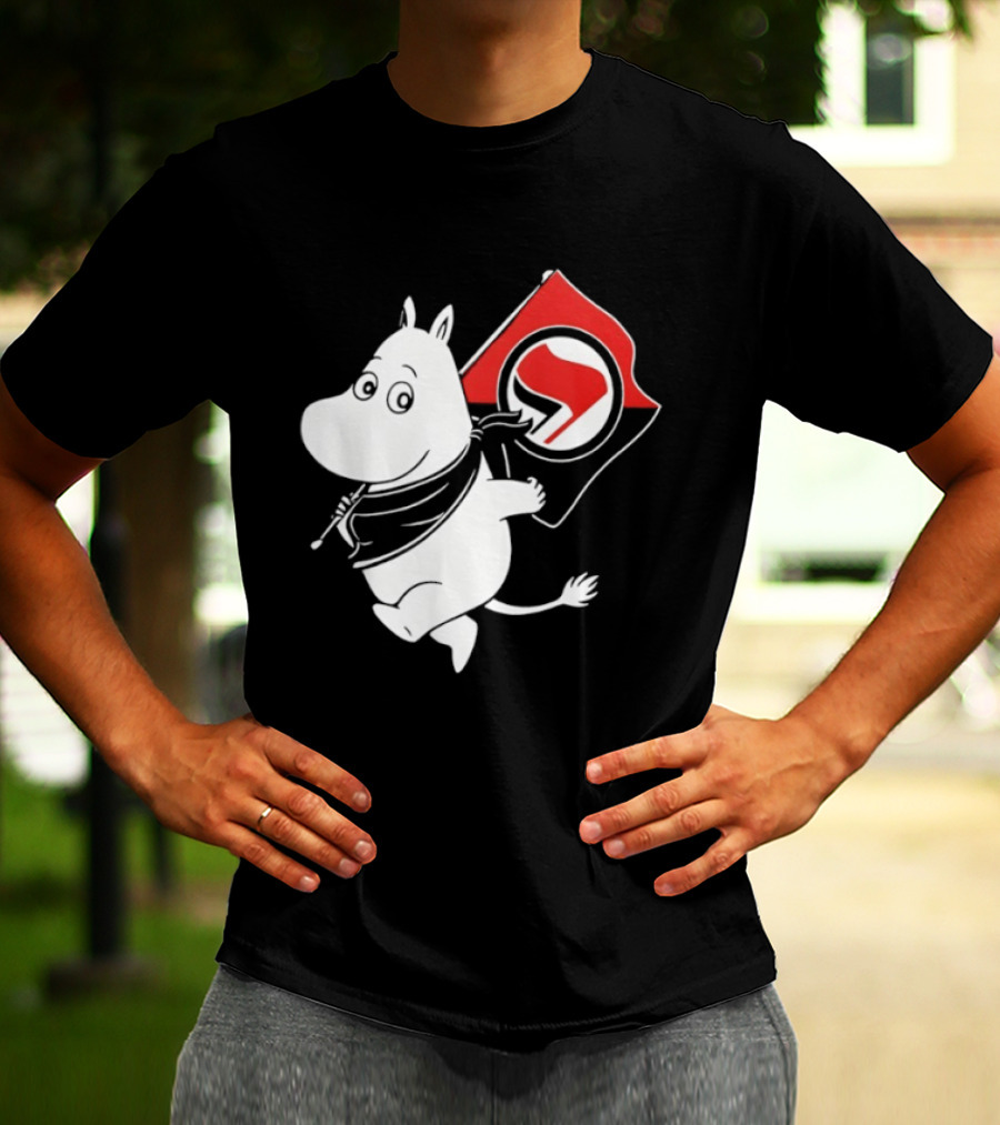Tom Morello Antifa Moomin Anti Fascist T-Shirt