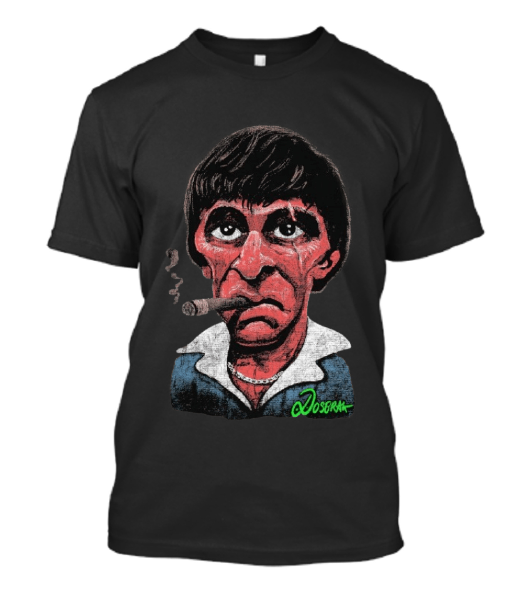 Tony Montana Cigarettes Scarface Dosbrak T-Shirt