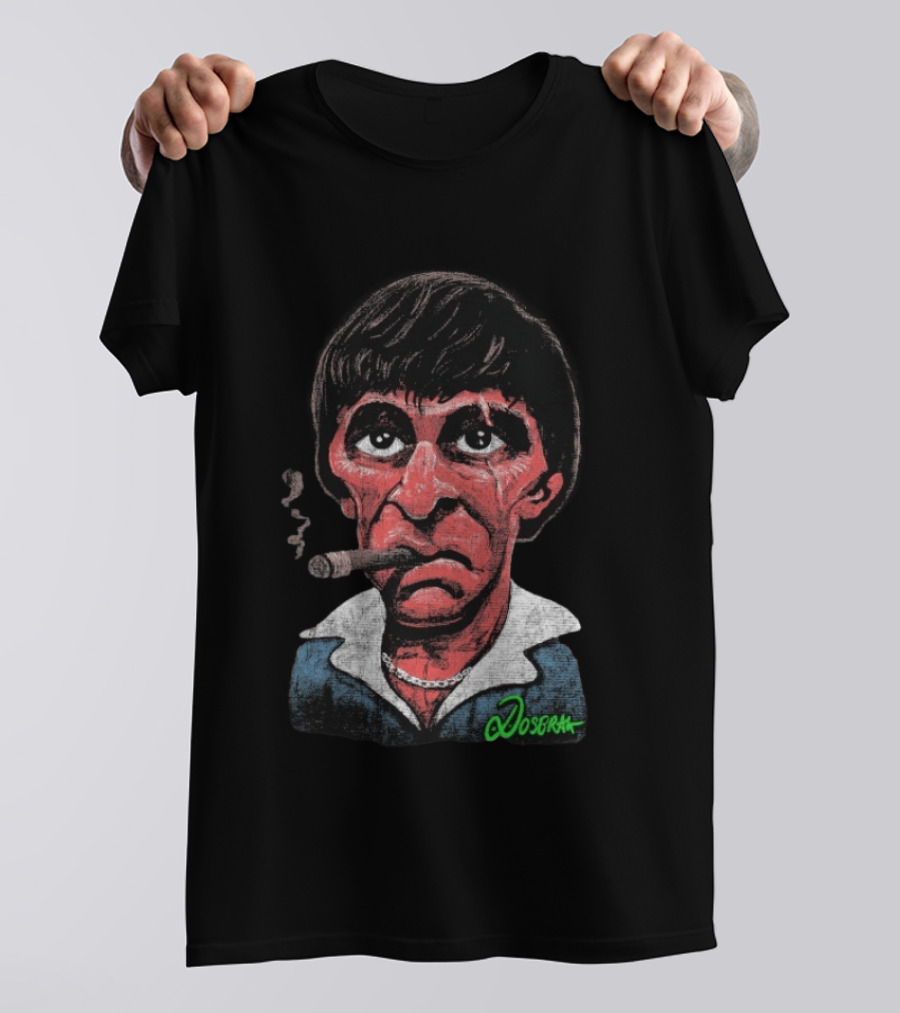 Tony Montana Cigarettes Scarface Dosbrak T-Shirt
