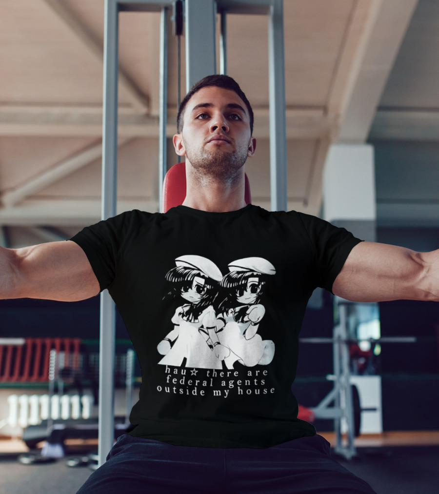 Touhou Project Series Hau There Are Federal Agents Outside My House T-Shirt