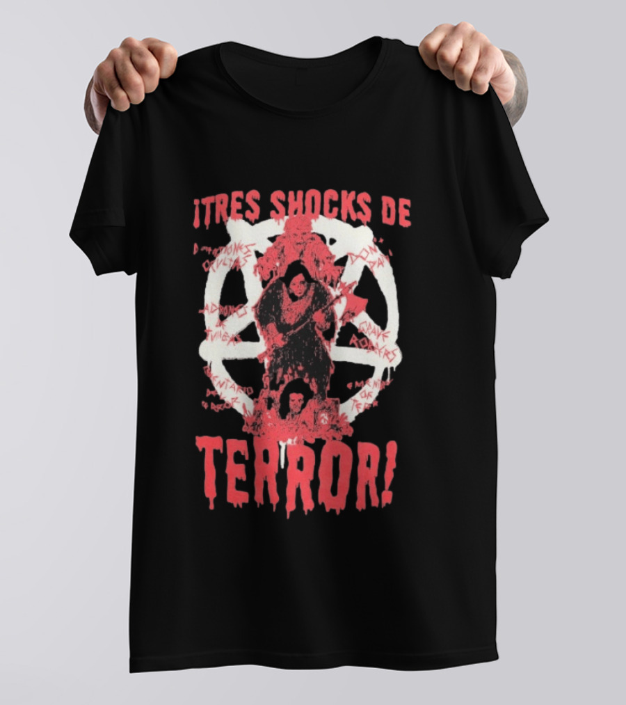 Tres Shocks De Terror Films Of Rubén Galindo Jr. T-Shirt