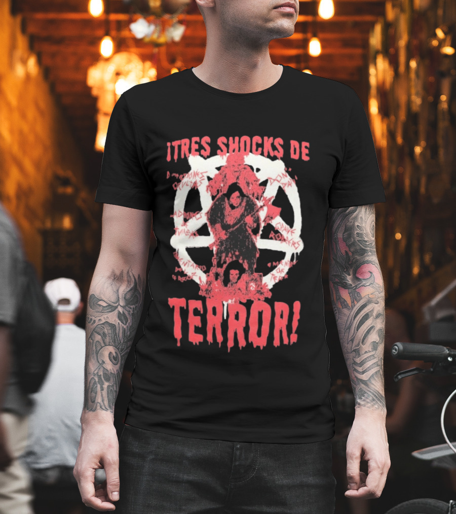 Tres Shocks De Terror Films Of Rubén Galindo Jr. T-Shirt