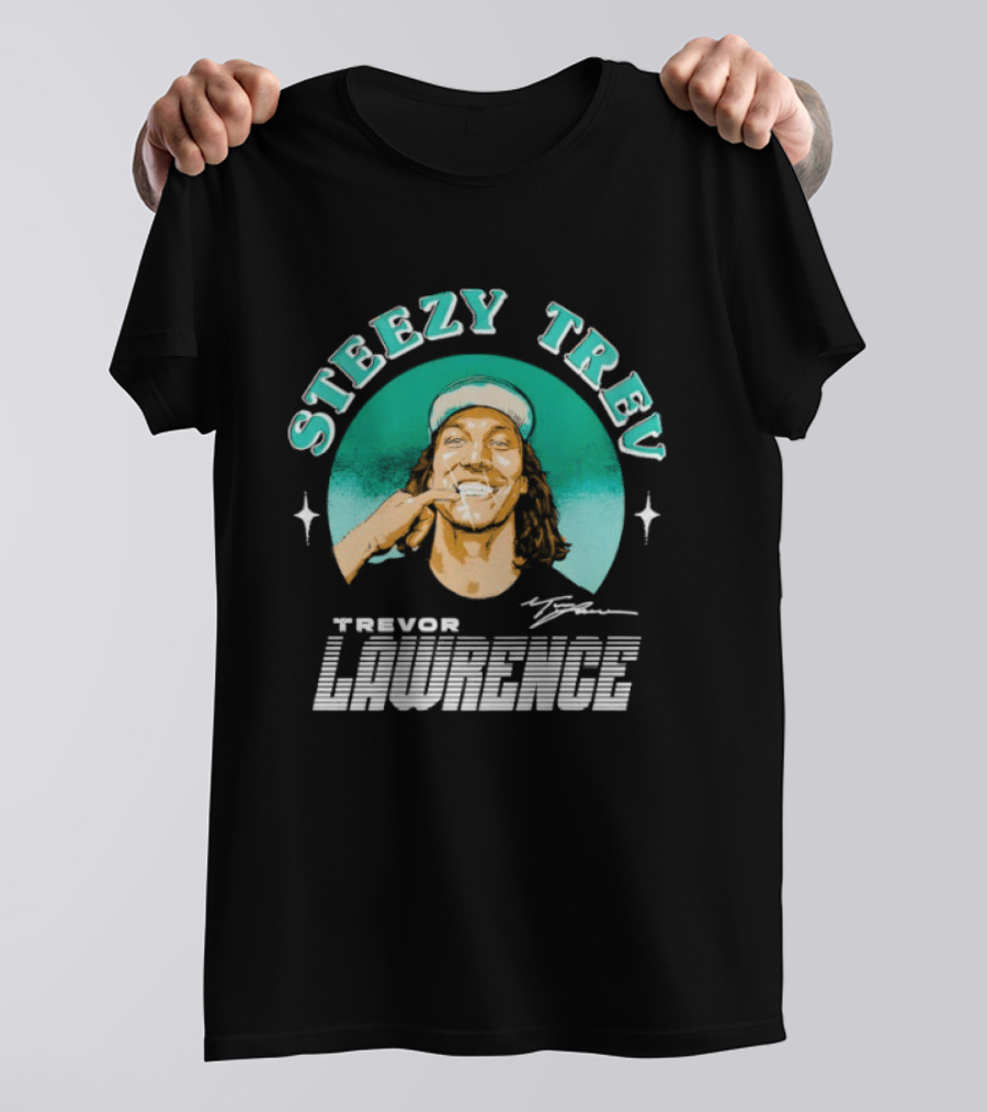 Steezy Trev Trevor Lawrence Signature Jacksonville T-Shirt