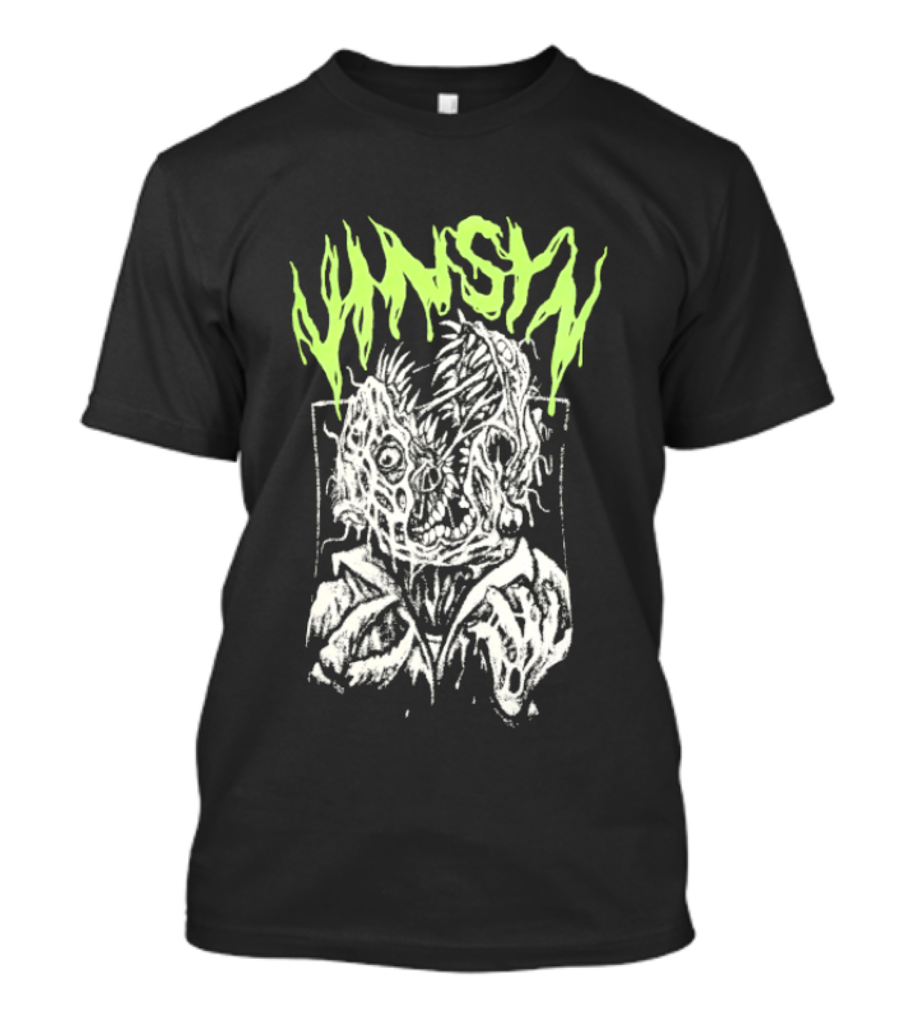 VinSyn Infested Horror Art Neon Gothic T-Shirt