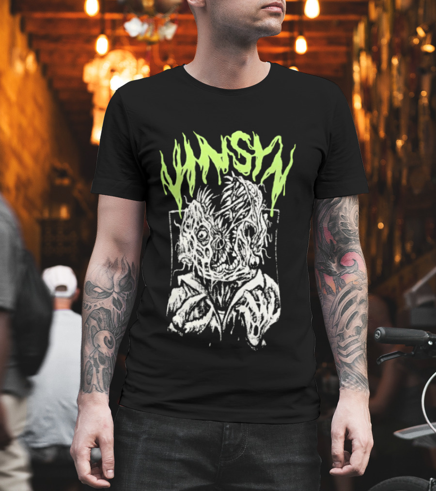 VinSyn Infested Horror Art Neon Gothic T-Shirt