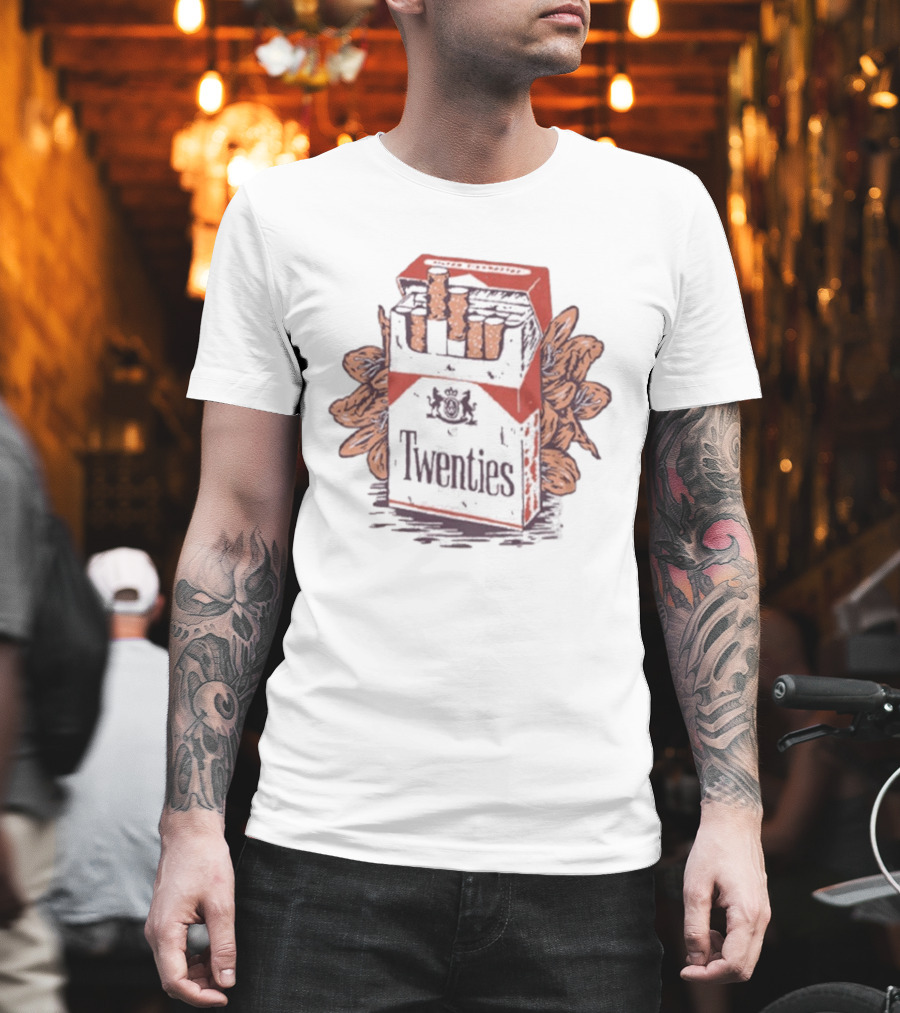 Aaron West And The Roaring Twenties Cigarettes Pack T-Shirt