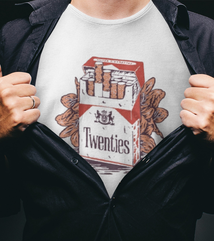 Aaron West And The Roaring Twenties Cigarettes Pack T-Shirt