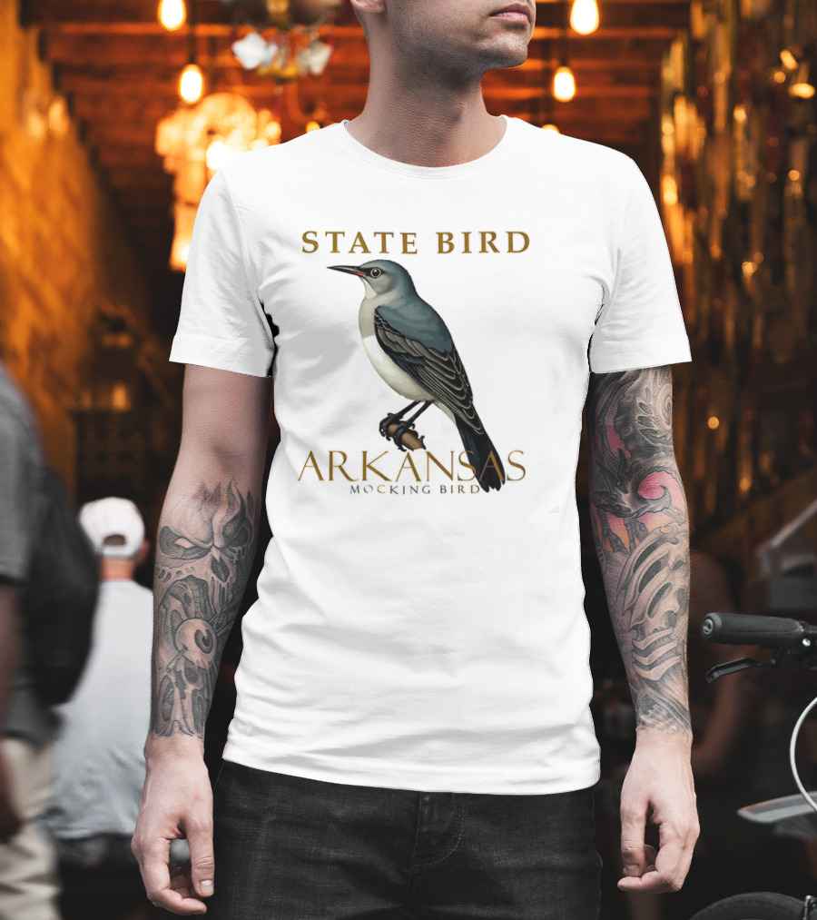 Arkansas State Bird Mockingbird T-Shirt