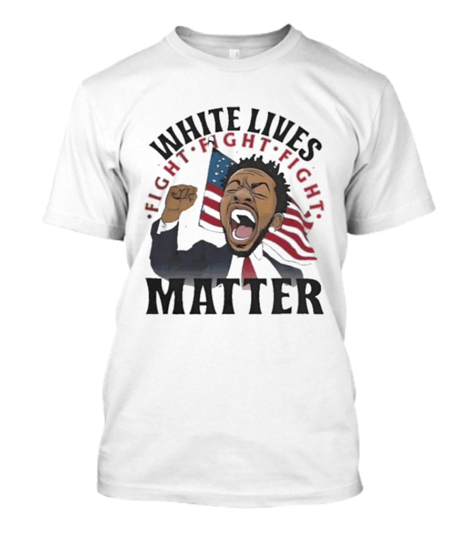 Kendrick Lamar White Lives Fight Matter American Flag Powers T-Shirt