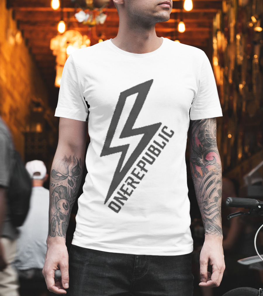 Onerepublic Lightning Bolt Tribute Fan T-Shirt