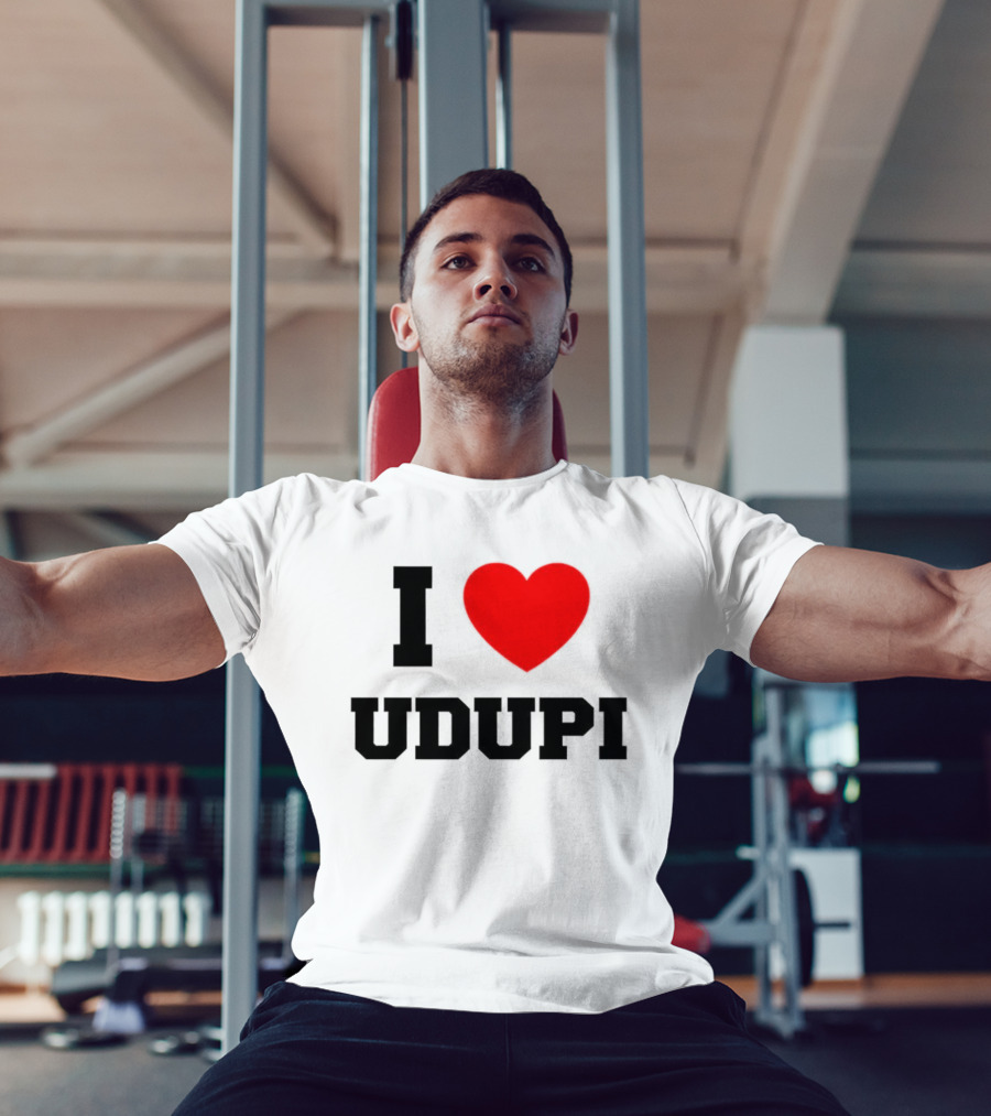 I Love Udupi Heart T-Shirt