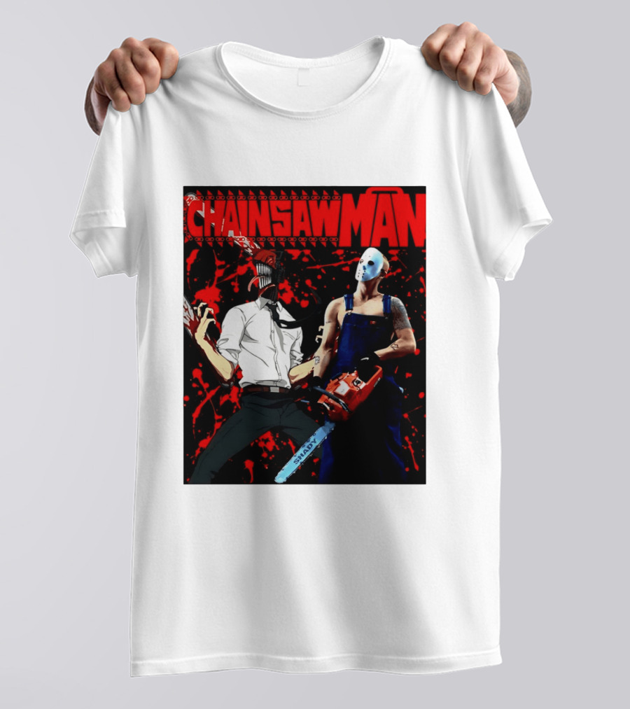 Chainsaw Man Shady Anime Horror T-Shirt
