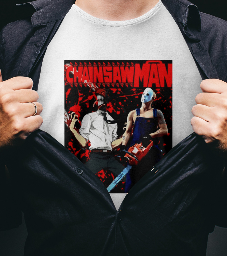 Chainsaw Man Shady Anime Horror T-Shirt