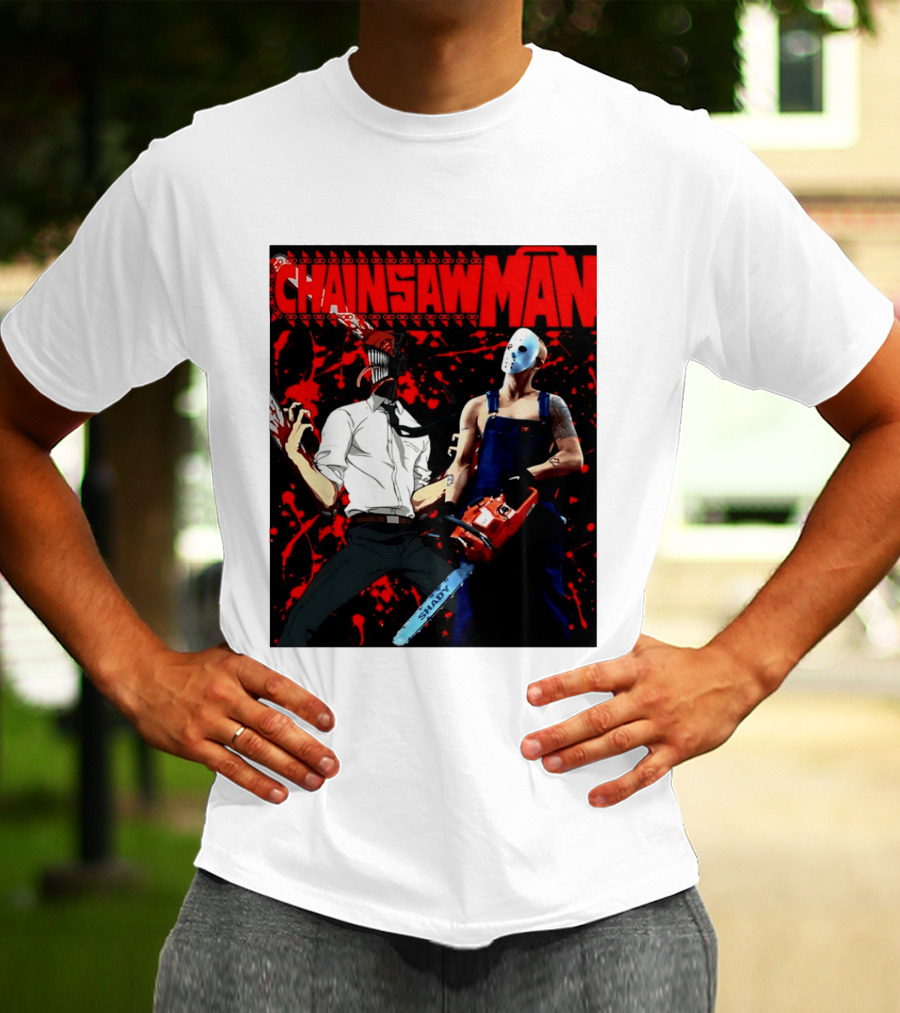 Chainsaw Man Shady Anime Horror T-Shirt