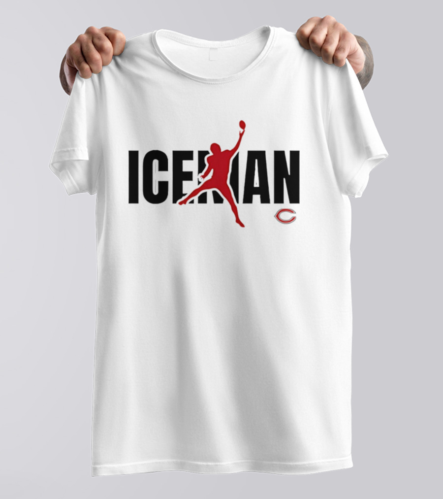 Chicago Bears Caleb Williams Iceman Jumpman C Logo Football T-Shirt