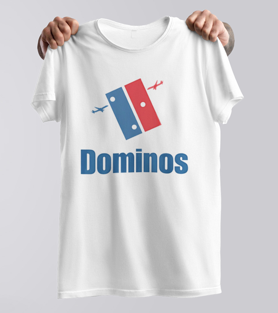 Dominos 9.11 Parody With Plane T-Shirt