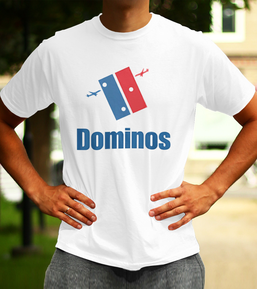 Dominos 9.11 Parody With Plane T-Shirt