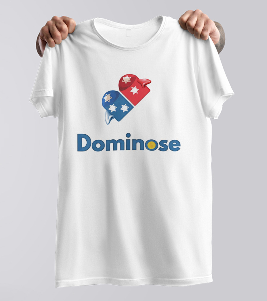 Dominoes Star Red Blue T-Shirt
