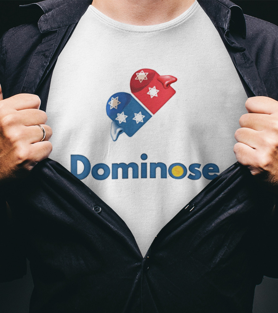 Dominoes Star Red Blue T-Shirt