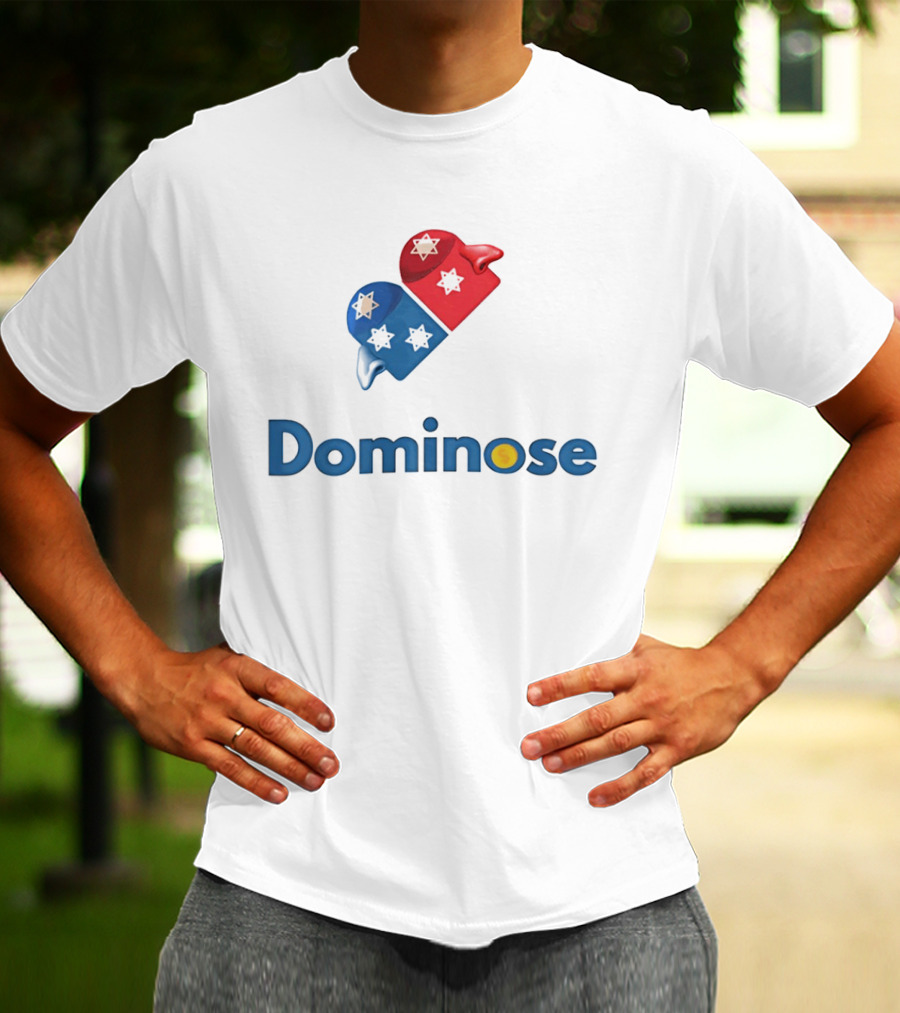 Dominoes Star Red Blue T-Shirt
