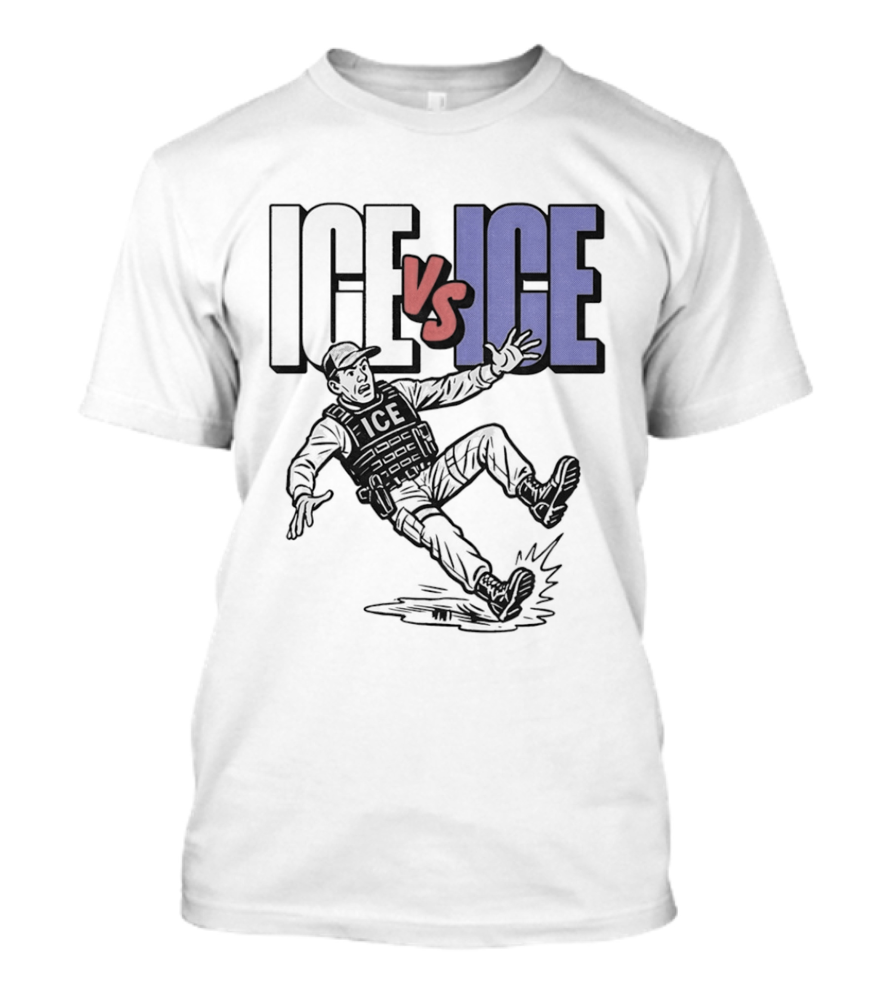 ICE Vs ICE 2026 Slippery Encounter T-Shirt