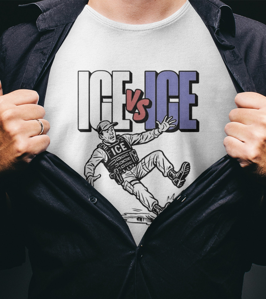 ICE Vs ICE 2026 Slippery Encounter T-Shirt