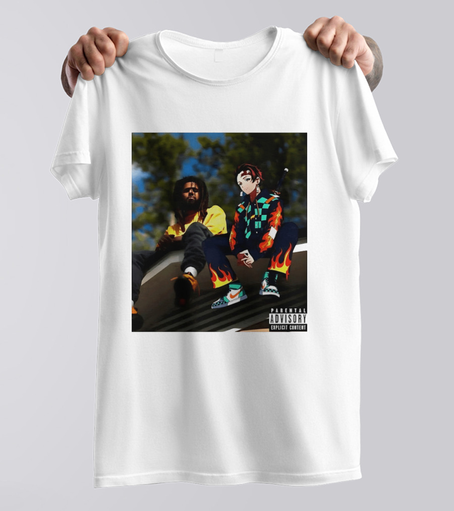 Forest Hills Scru Face Jean Tanjiro Kamado Parental Advisory Explicit Content T-Shirt