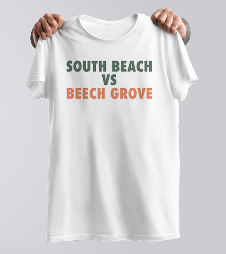 South Beach Vs Beech Grove Matchup Showdown T-Shirt