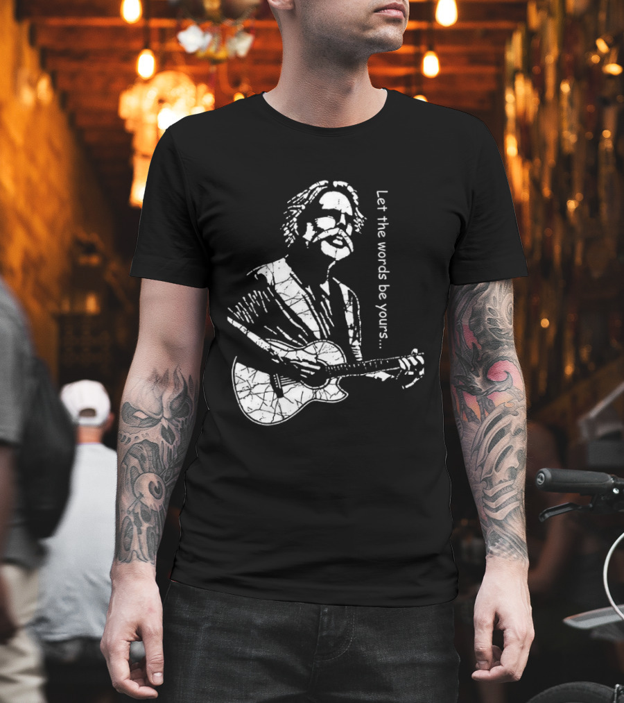 Bob Weir Let The Words Be Yours Acoustic Guitar T-Shirt