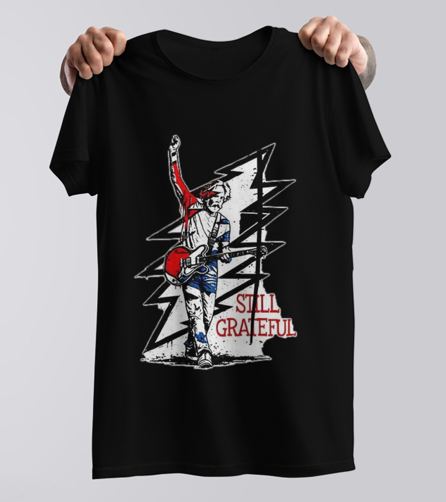 Bob Weir Still Grateful Lightning Bolt Guitar T-Shirt