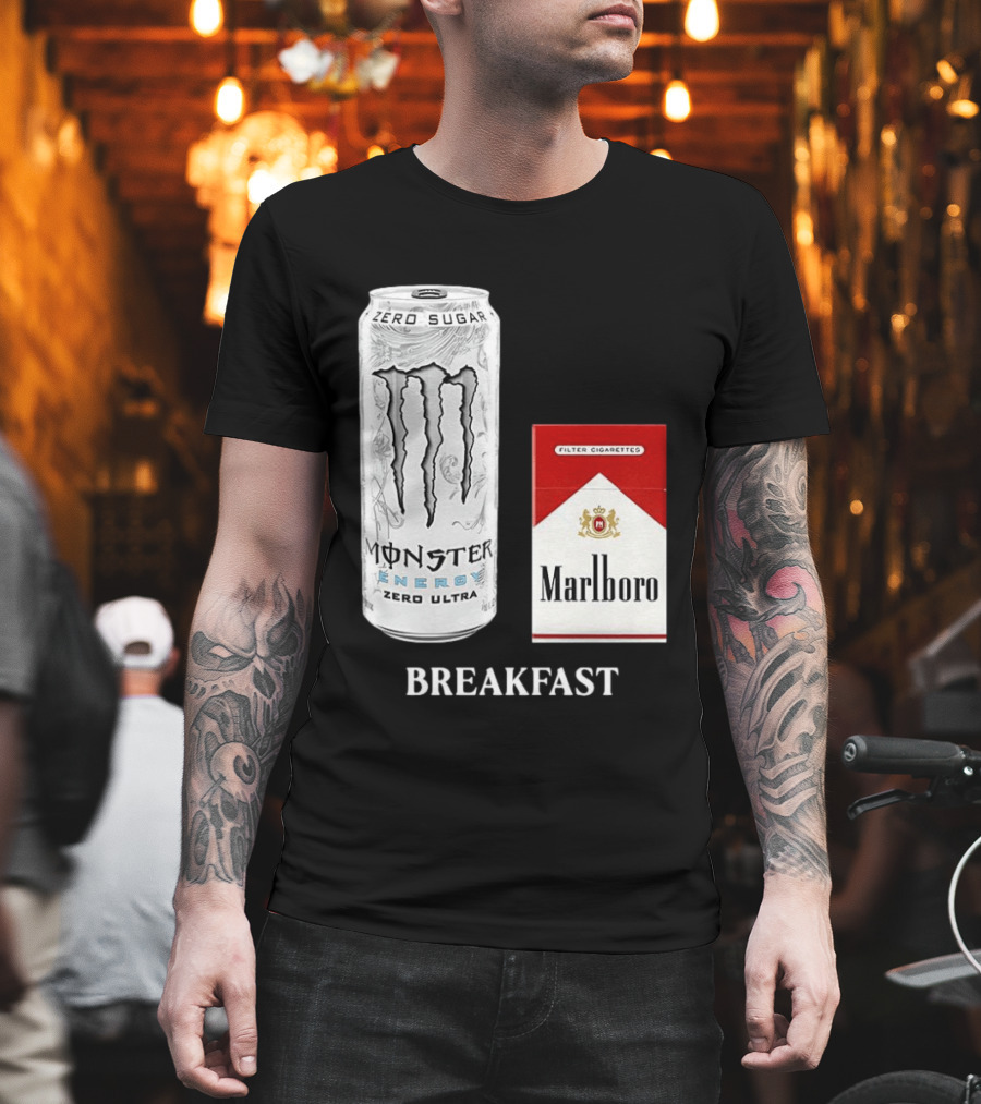 Monster Zero Ultra Marlboro Red Breakfast Combo T-Shirt