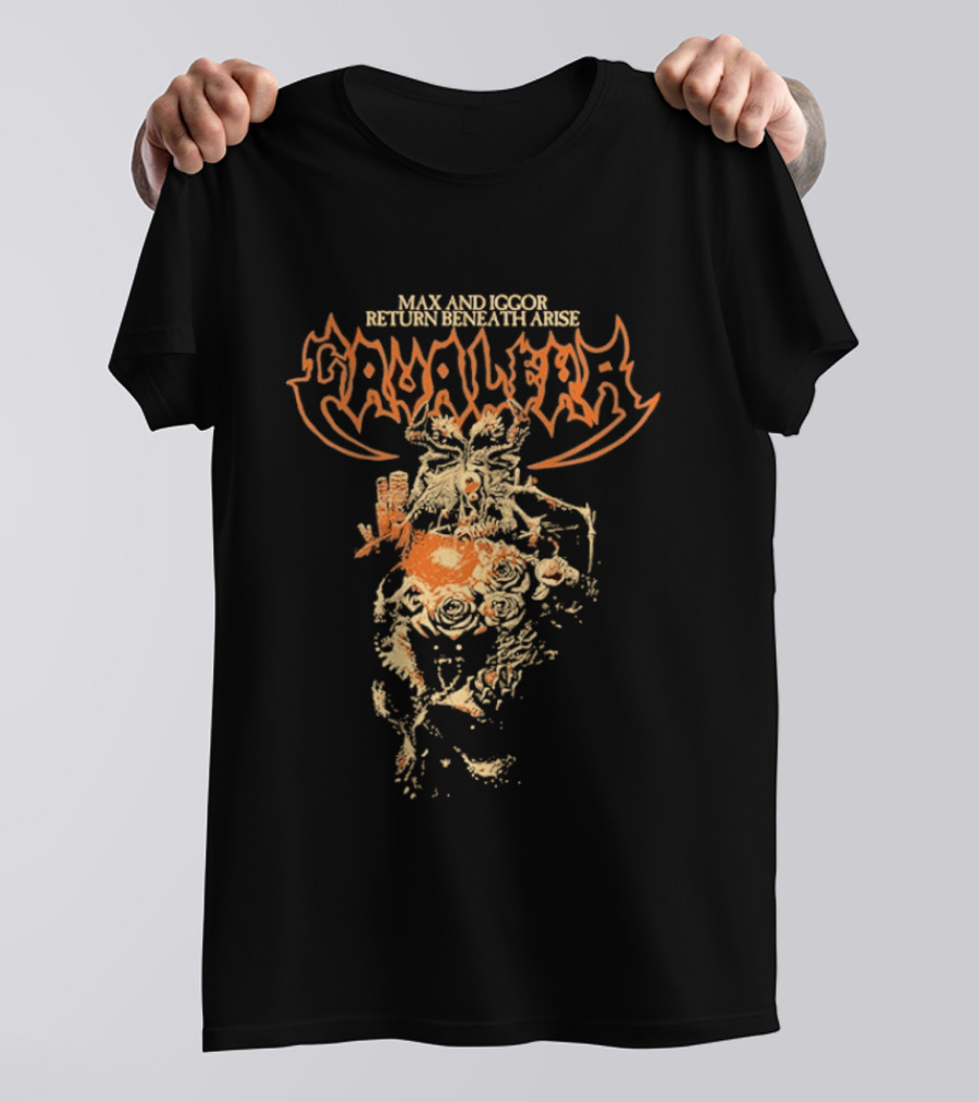 Cavalera Max And Iggor Celebrating Return Beneath Arise Tour 2023 T-Shirt