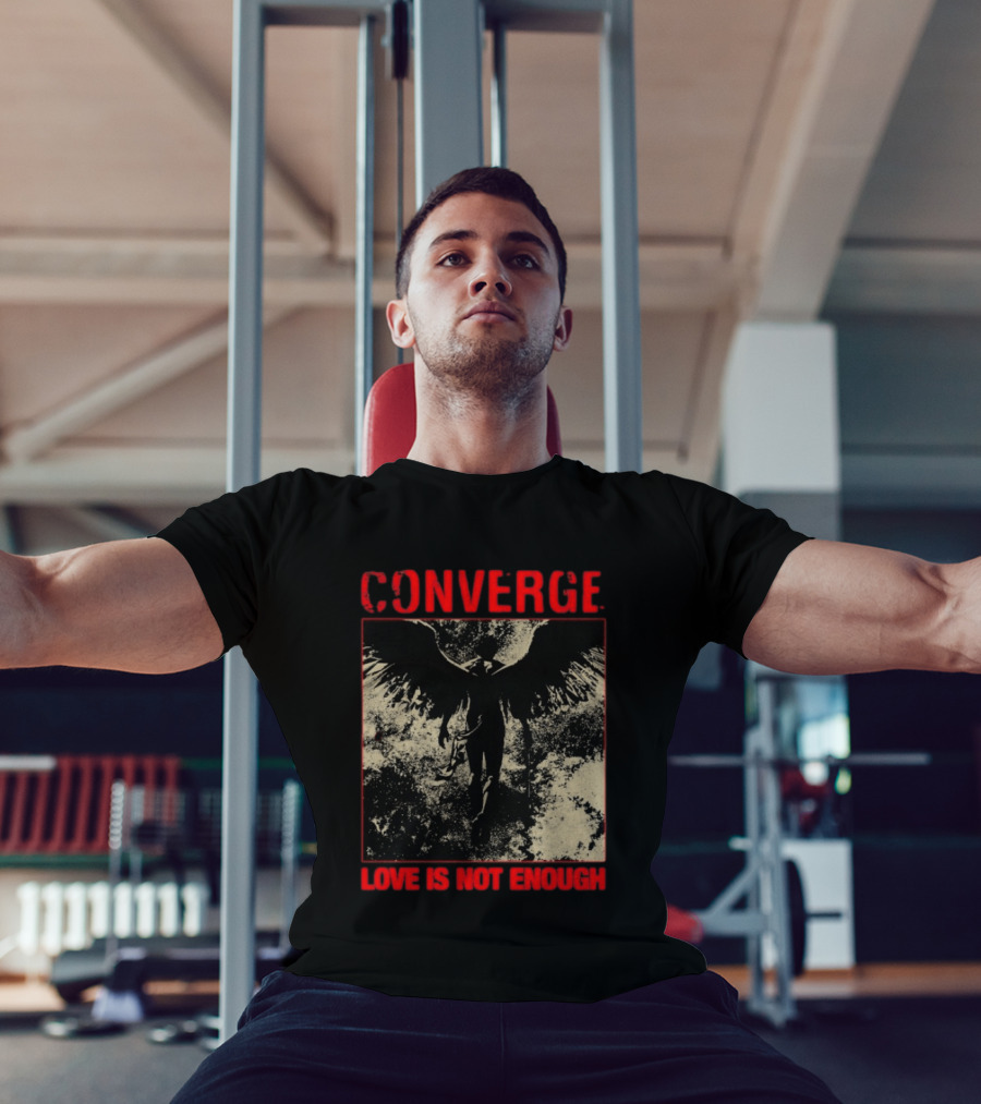 Converge Love Is Not Enough Angel Wings T-Shirt