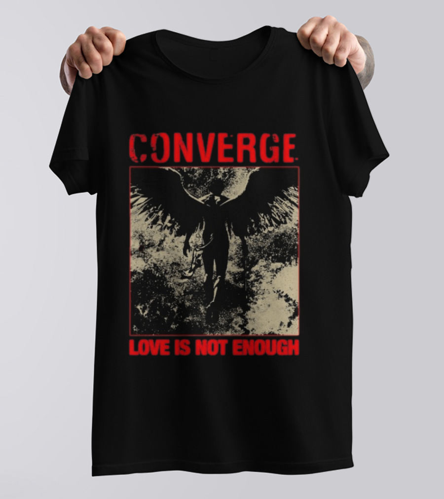 Converge Love Is Not Enough Angel Wings T-Shirt