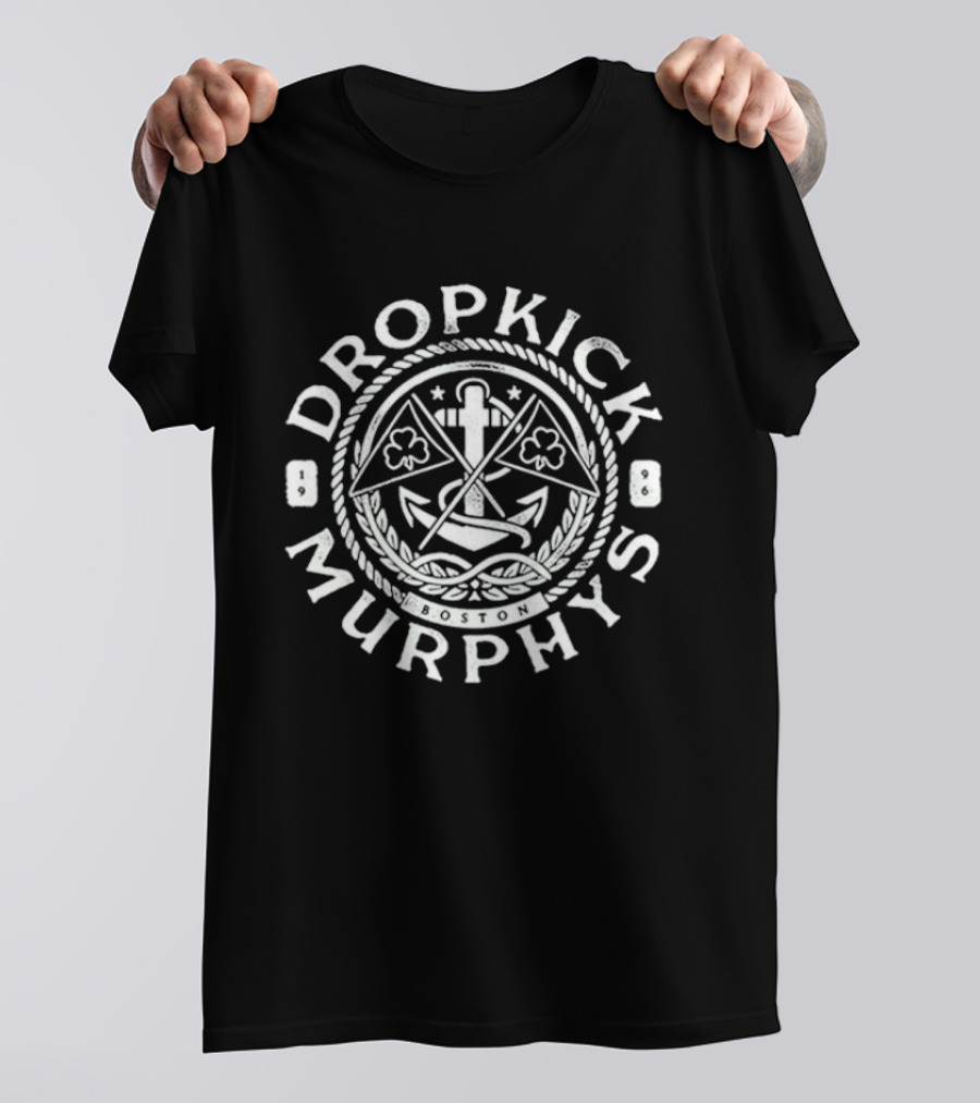 Dropkick Murphys Celtic Anchor Nautical Boston T-Shirt