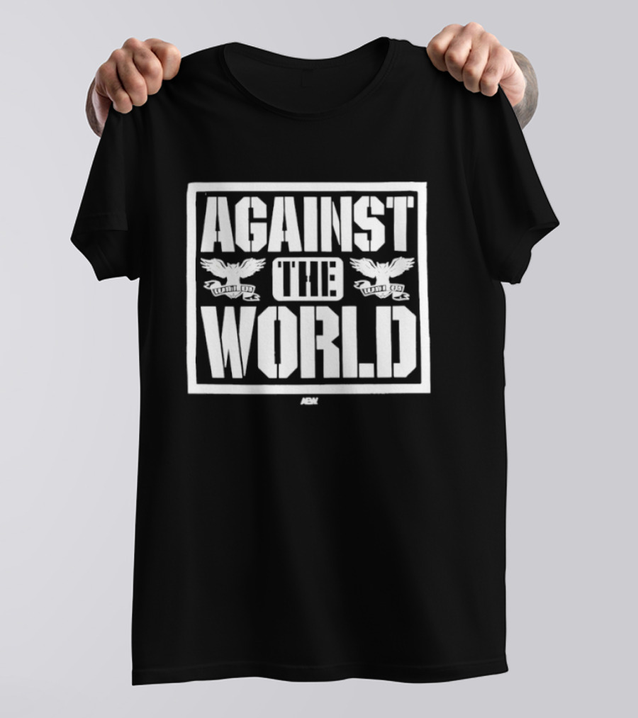 Against The World AEW Two Eagles T-Shirt