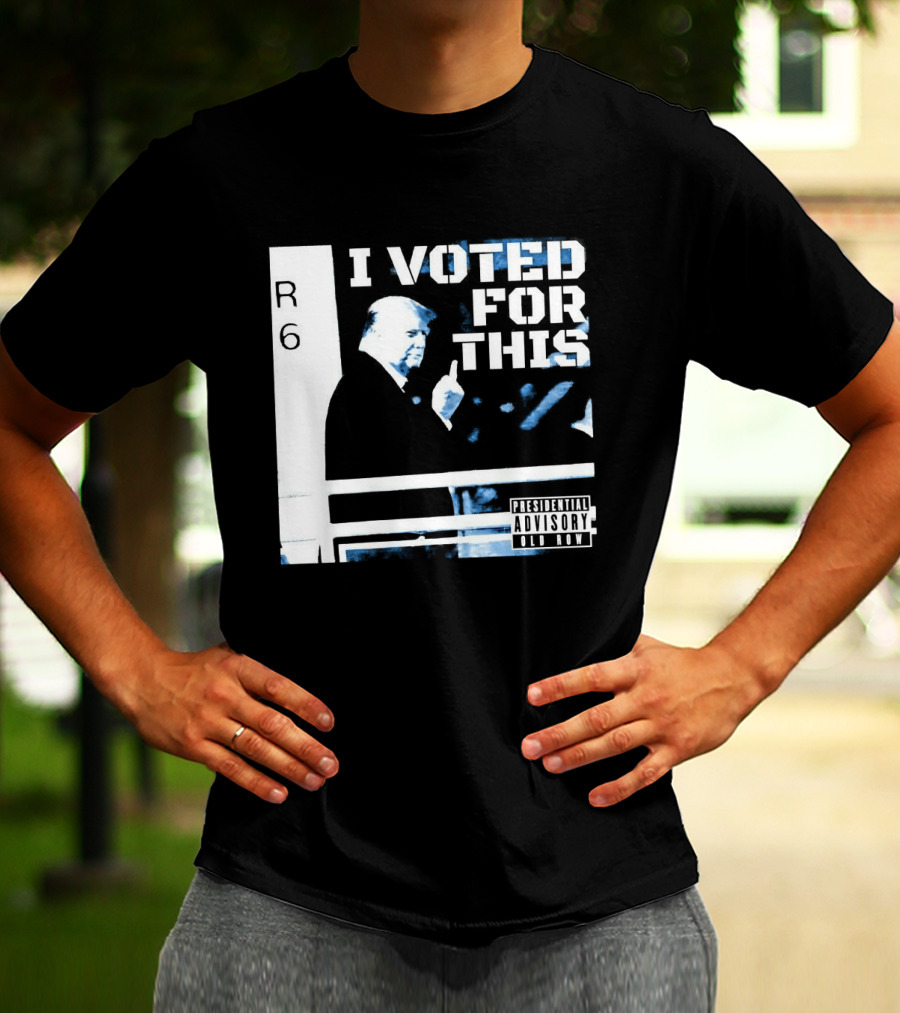 I Voted For This Trump Middle Finger T-Shirt