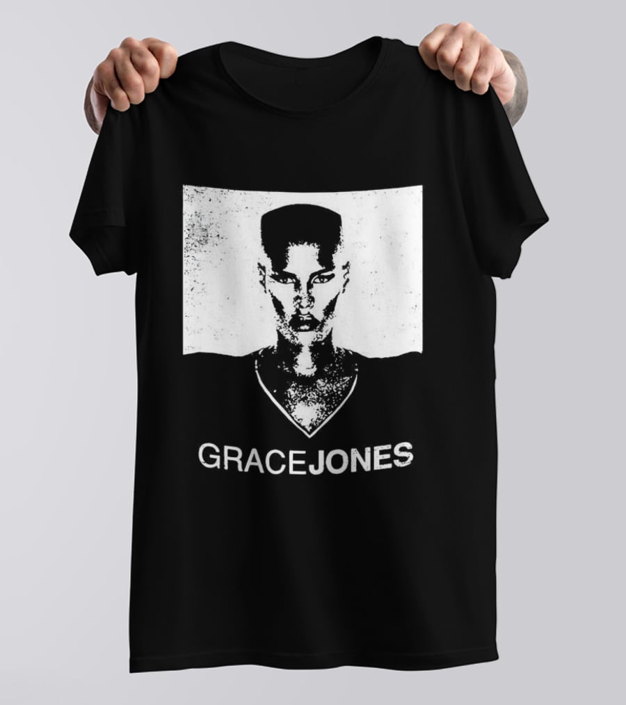 Grace Jones Classic Style Minimalist T-Shirt