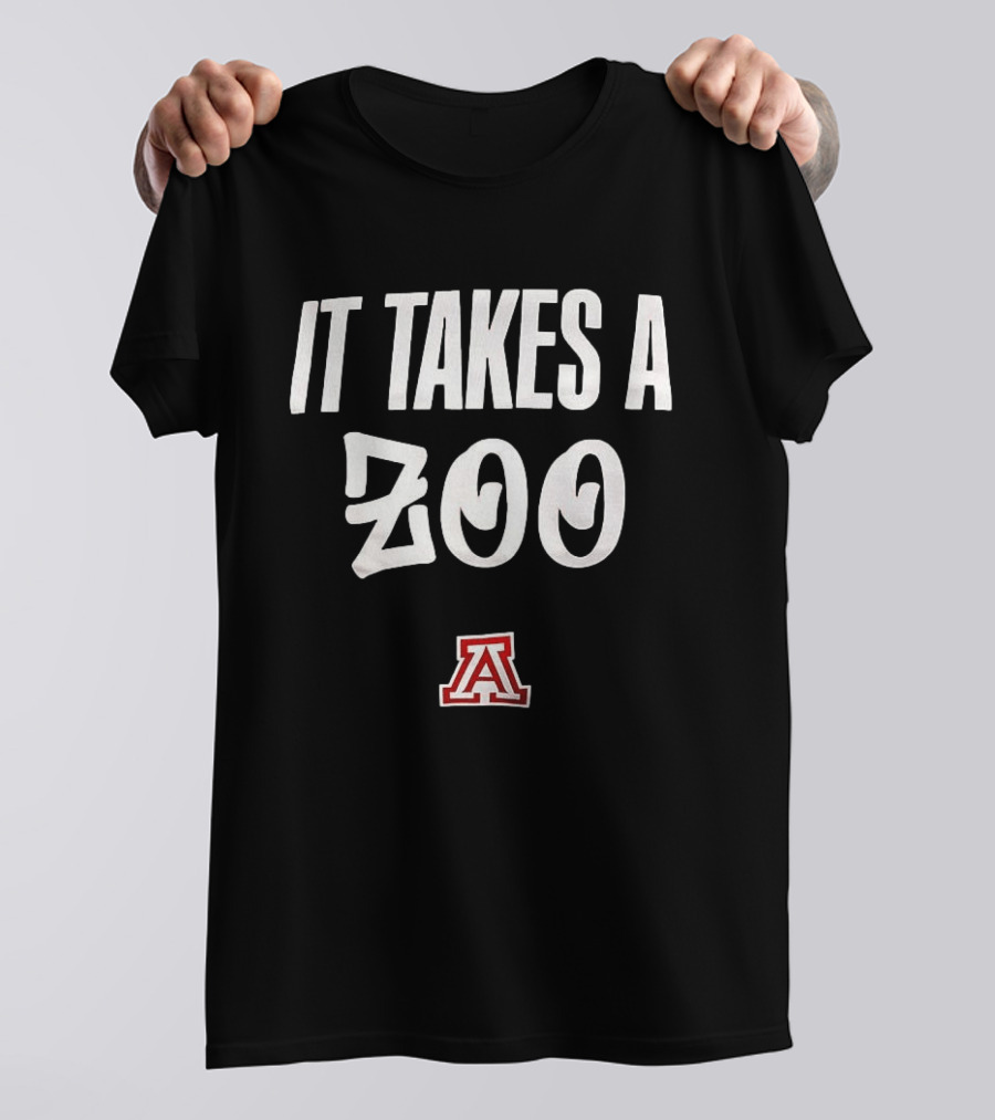 It Takes A Zoo Arizona Wildcats Basketball Team Fan T-Shirt