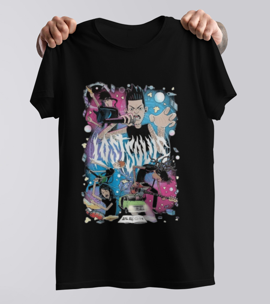 Lost Souls Lore Punk Band Anime Style Bleach T-Shirt