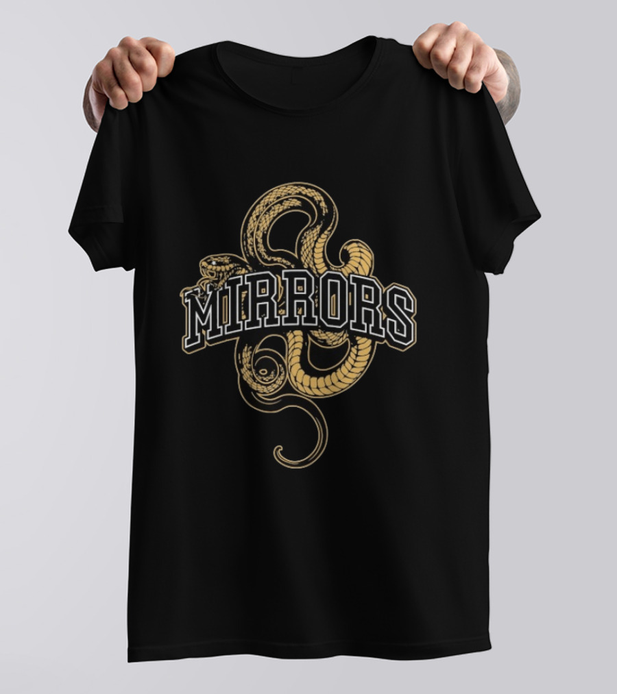 Mirrors Golden Cobra Snake T-Shirt