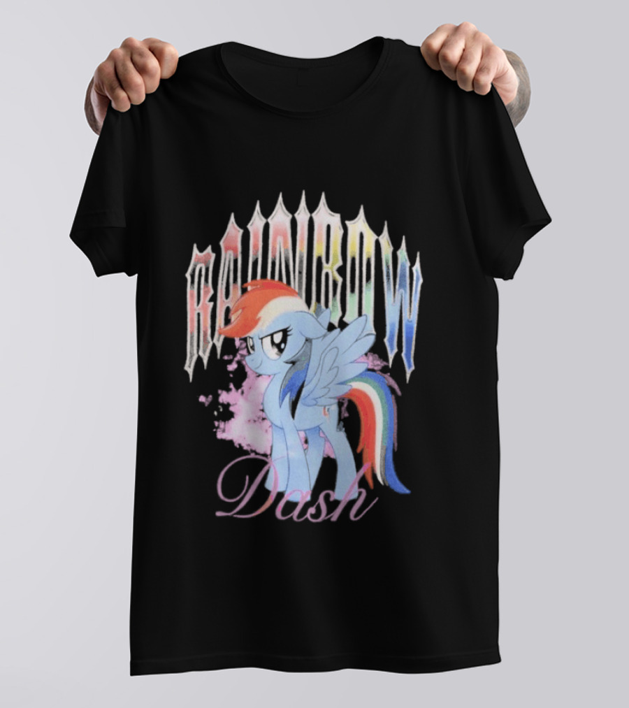 Rainbow Dash My Little Pony Colorful T-Shirt