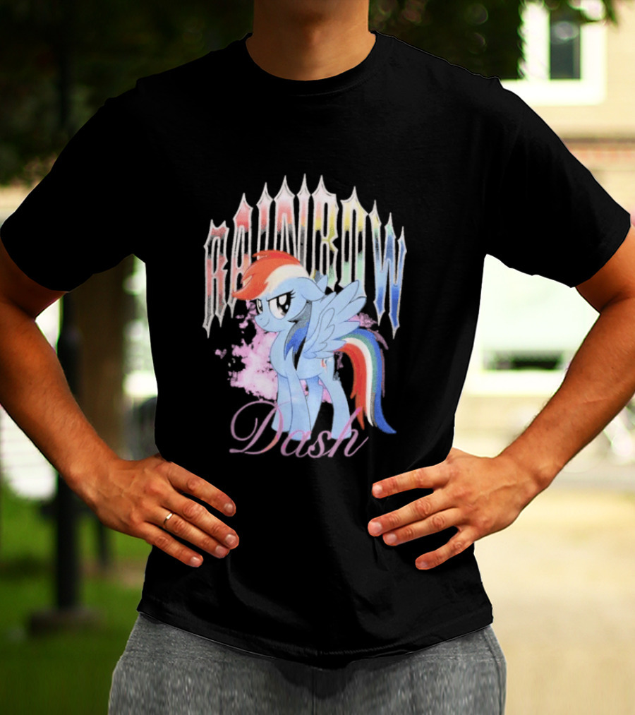 Rainbow Dash My Little Pony Colorful T-Shirt