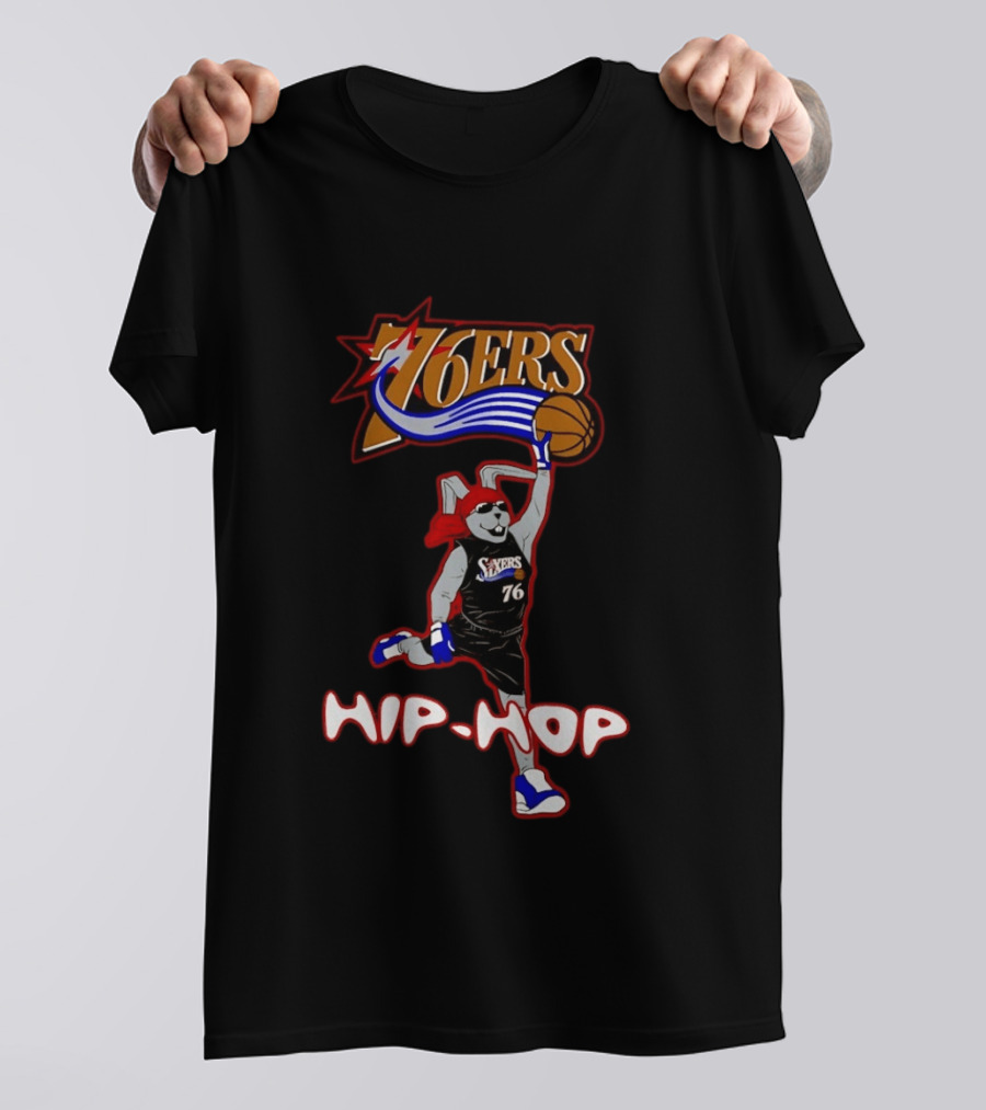 Philadelphia 76ers Hip Hop Basketball Mascot 76ers T-Shirt