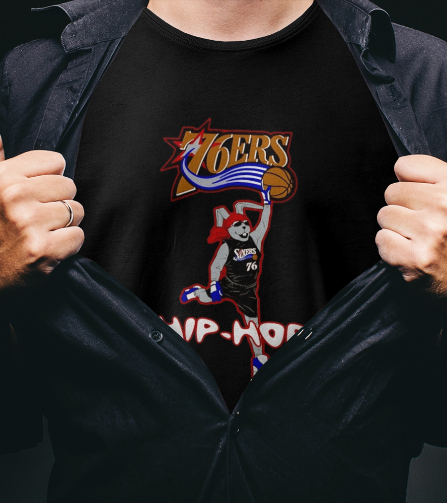 Philadelphia 76ers Hip Hop Basketball Mascot 76ers T-Shirt