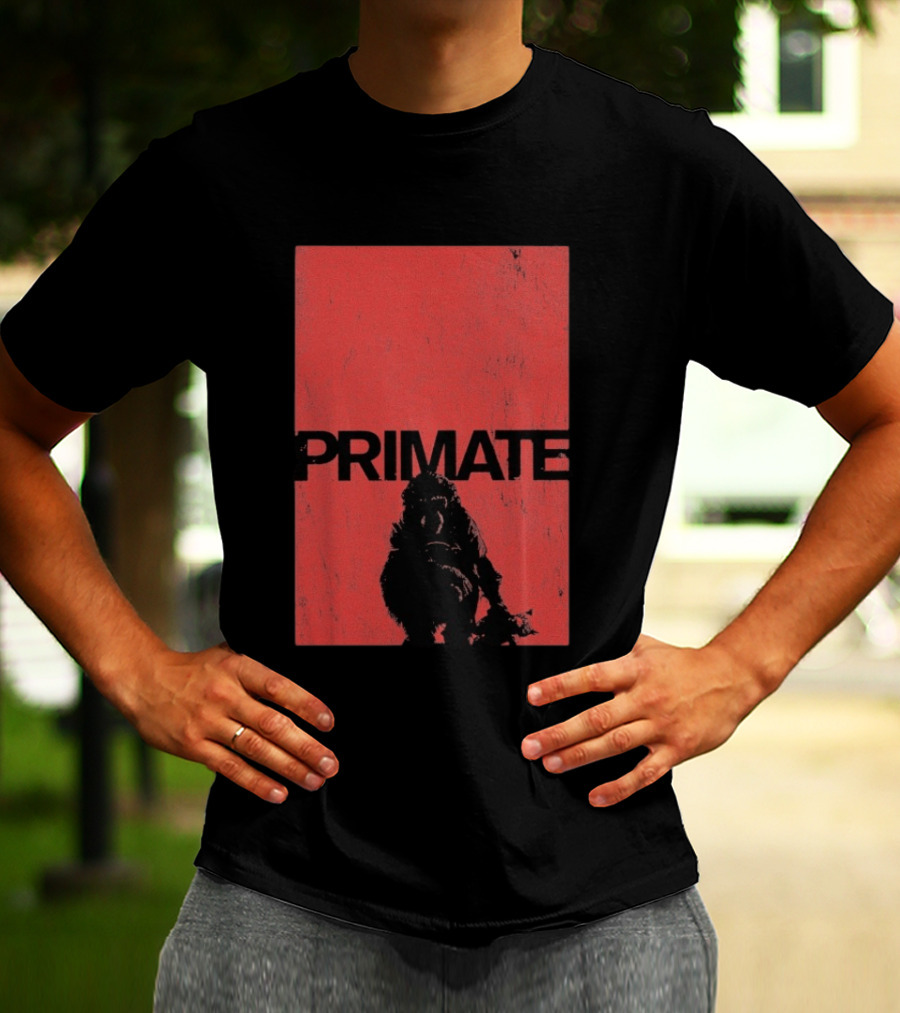 Primate Red Block T-Shirt